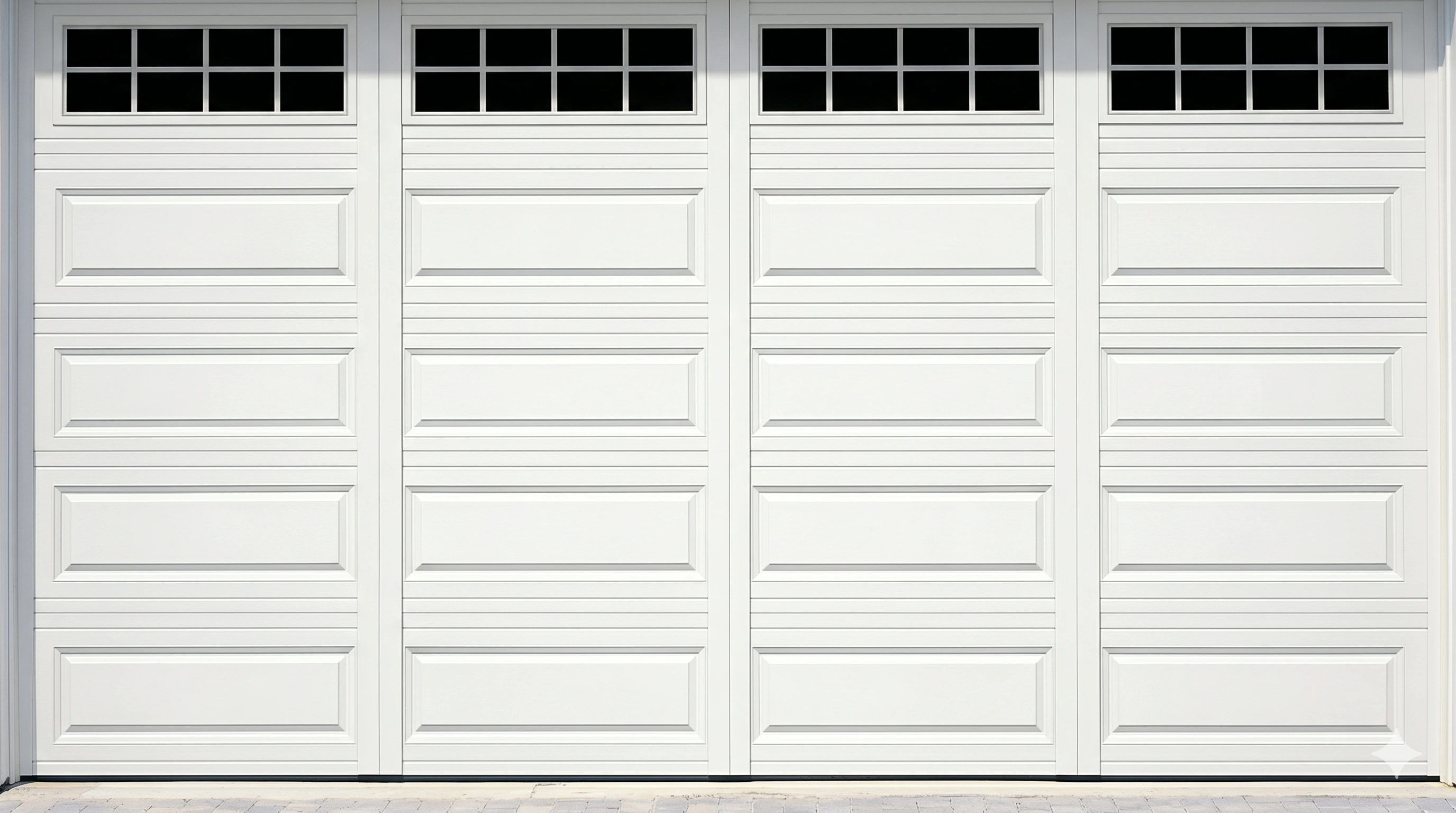 Premium closed garage door